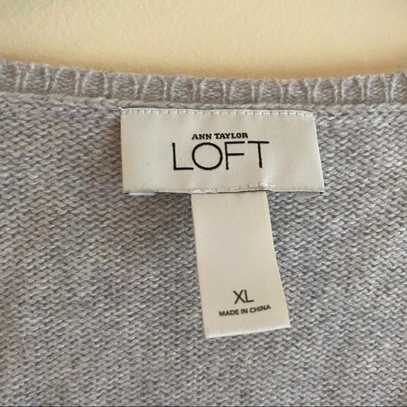 Loft Embellished Sweater - XL - Grey - Picture 4 of 7
